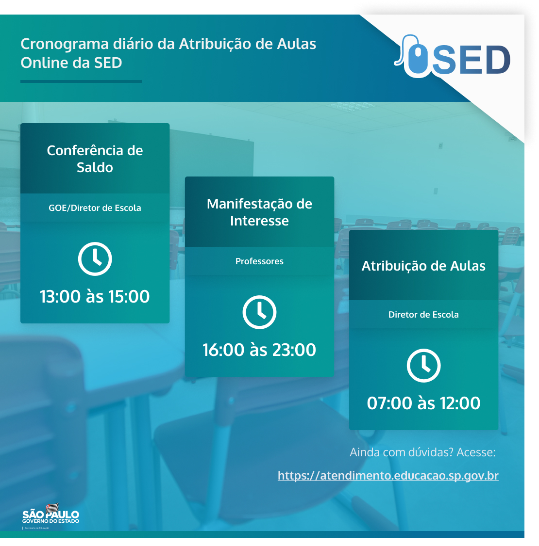 SME - 27ª CONVOCAÇÃO PARA SESSÃO DE ATRIBUIÇÃO DE CLASSES E AULAS