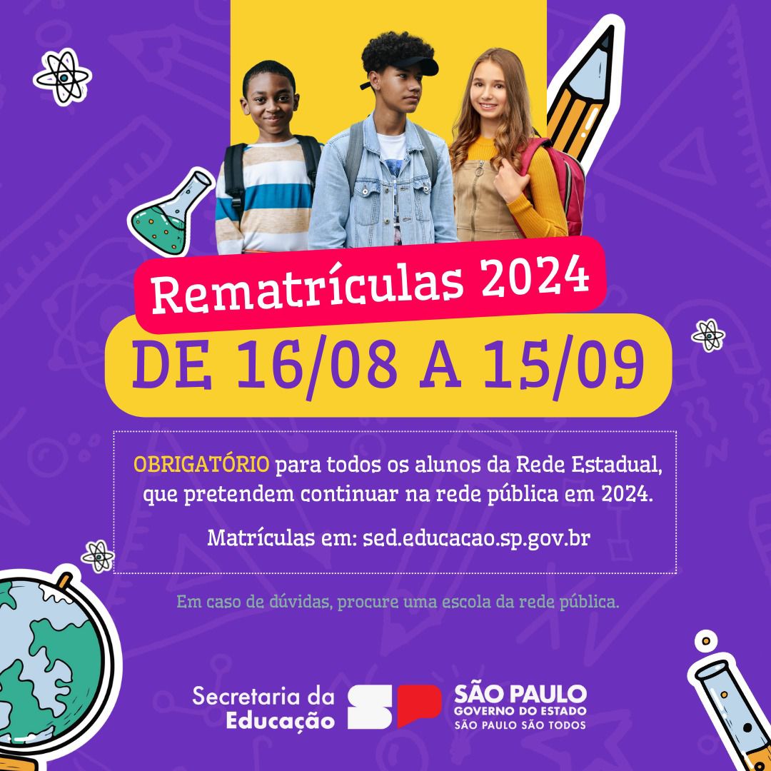 Comunicado - Renovação de Matrícula para 2023