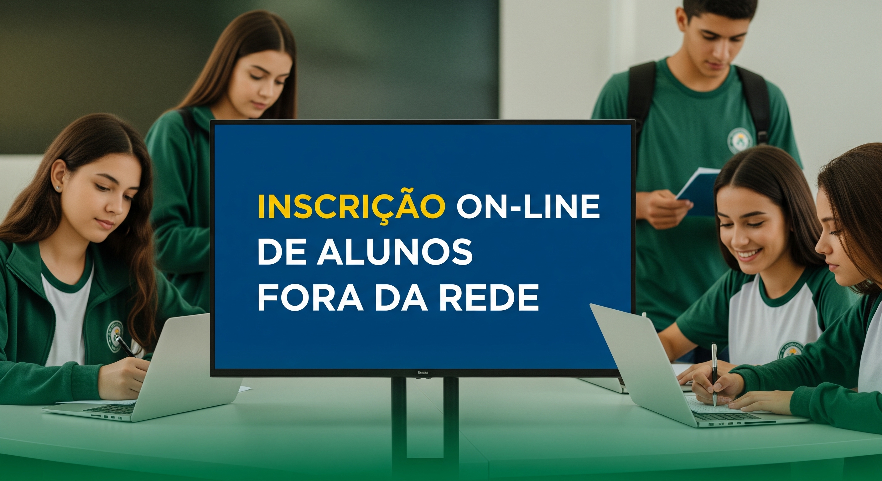 Inscrição on-line de alunos fora da REDE