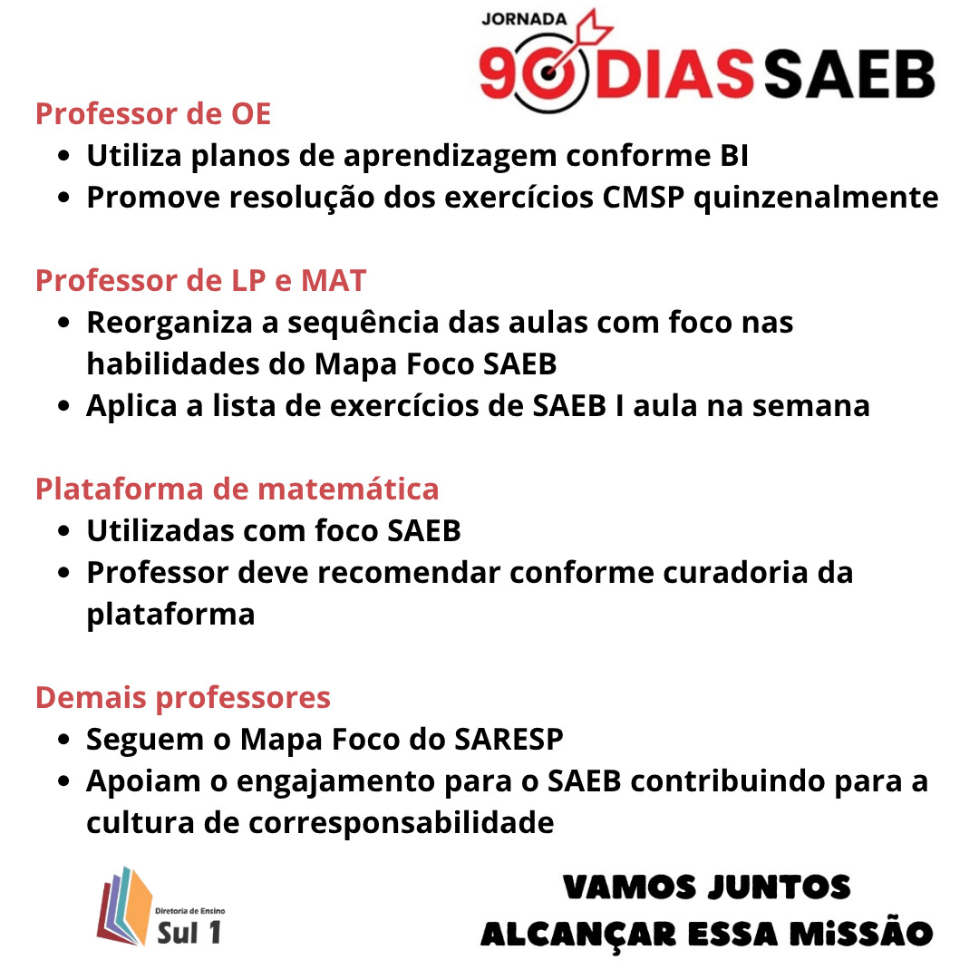 90 Dias SAEB