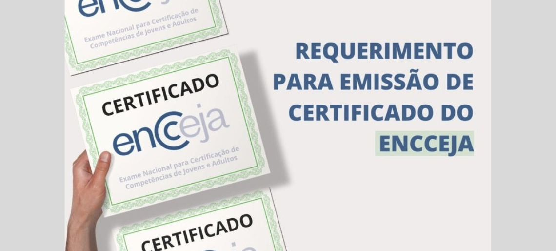 SOLICITAÇÃO DE CERTIFICADO ENCCEJA