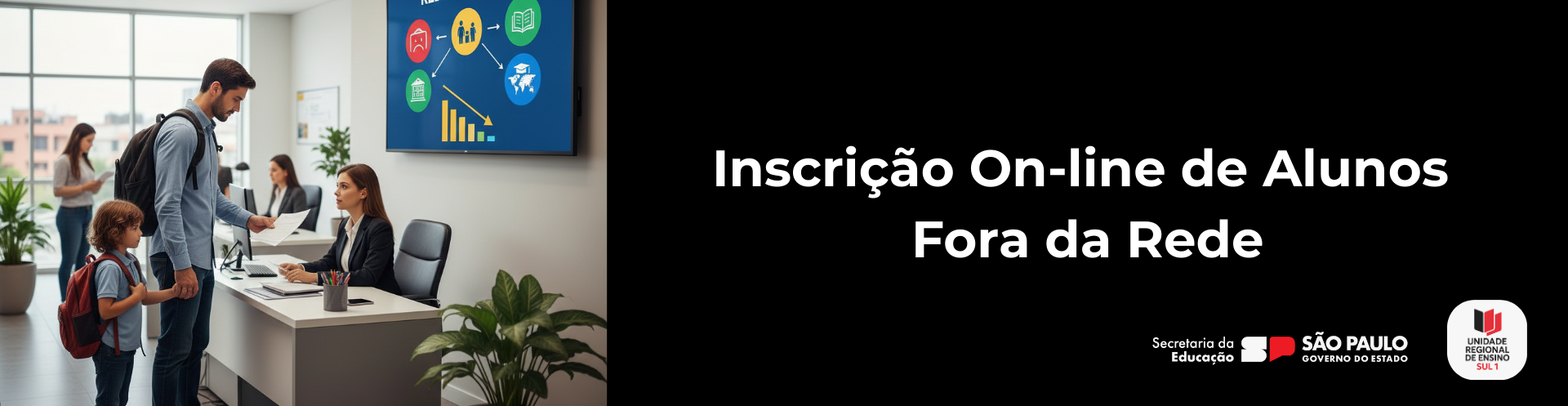 Inscrição on-line de alunos fora da REDE