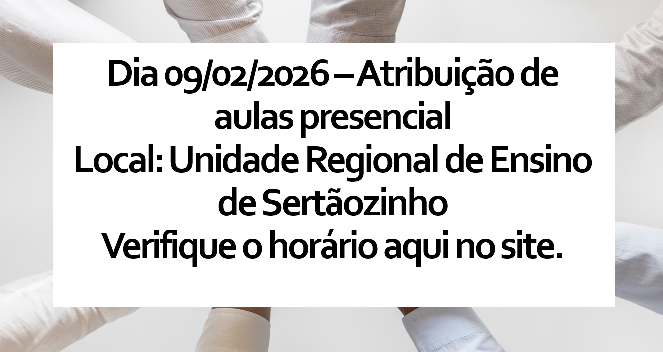 Atribuição de Aulas Educação Especial 2026