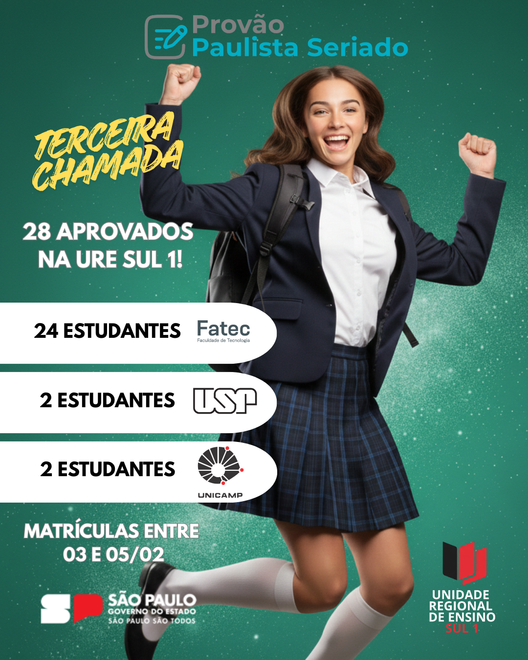 3ª chamada do Provão Paulista Seriado