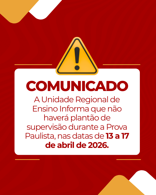 Comunicado Agenda Supervisor